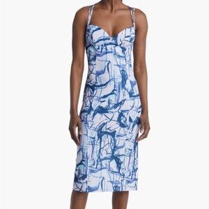 Open Edit - Corset Detail Stretch Knit Sheath Dress